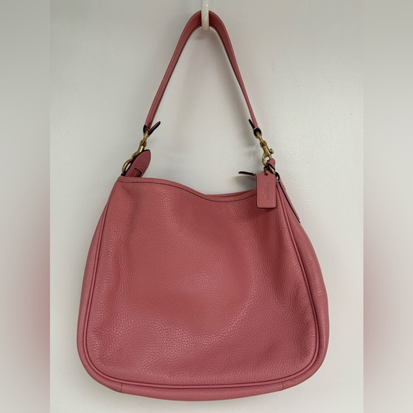 COACH NWOT Pebble Leather Cary Shoulder Bag in Bubblegum - Picture 5 of 12
